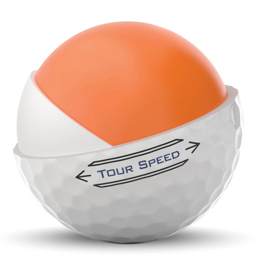 Titleist Tour Speed, bílé golfové míčky