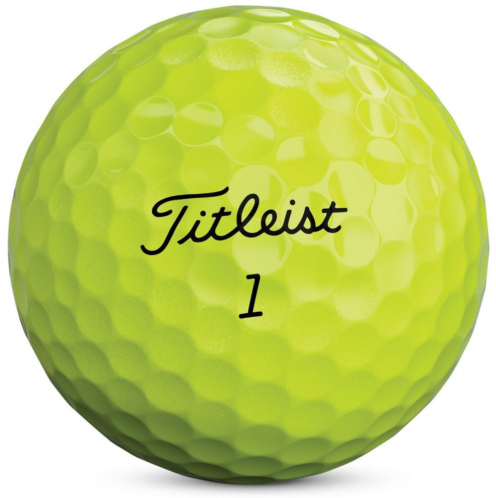 Titleist Tour Speed, žluté golfové míčky