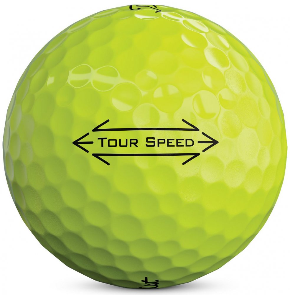 Titleist Tour Speed, žluté golfové míčky