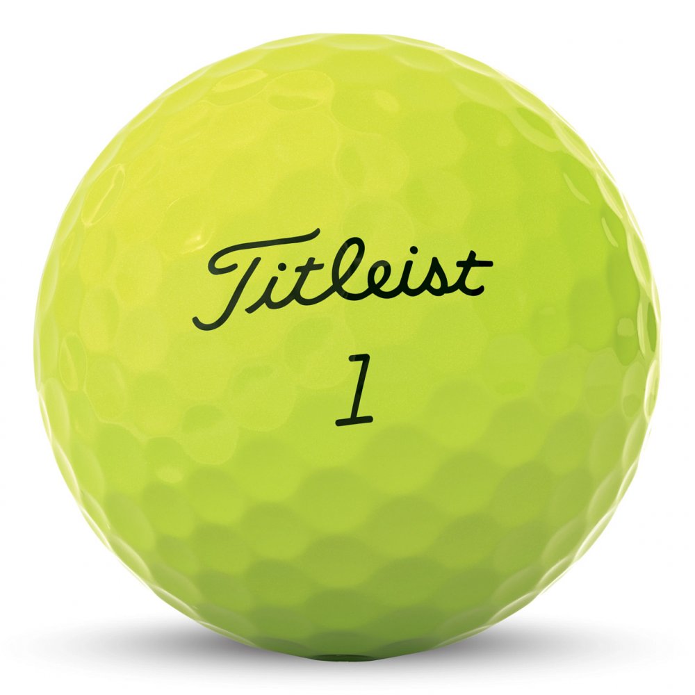 Titleist Tour Speed, žluté golfové míčky