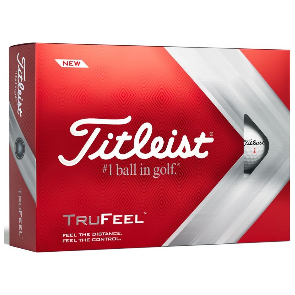 Titleist TruFeel, bílé golfové míčky
