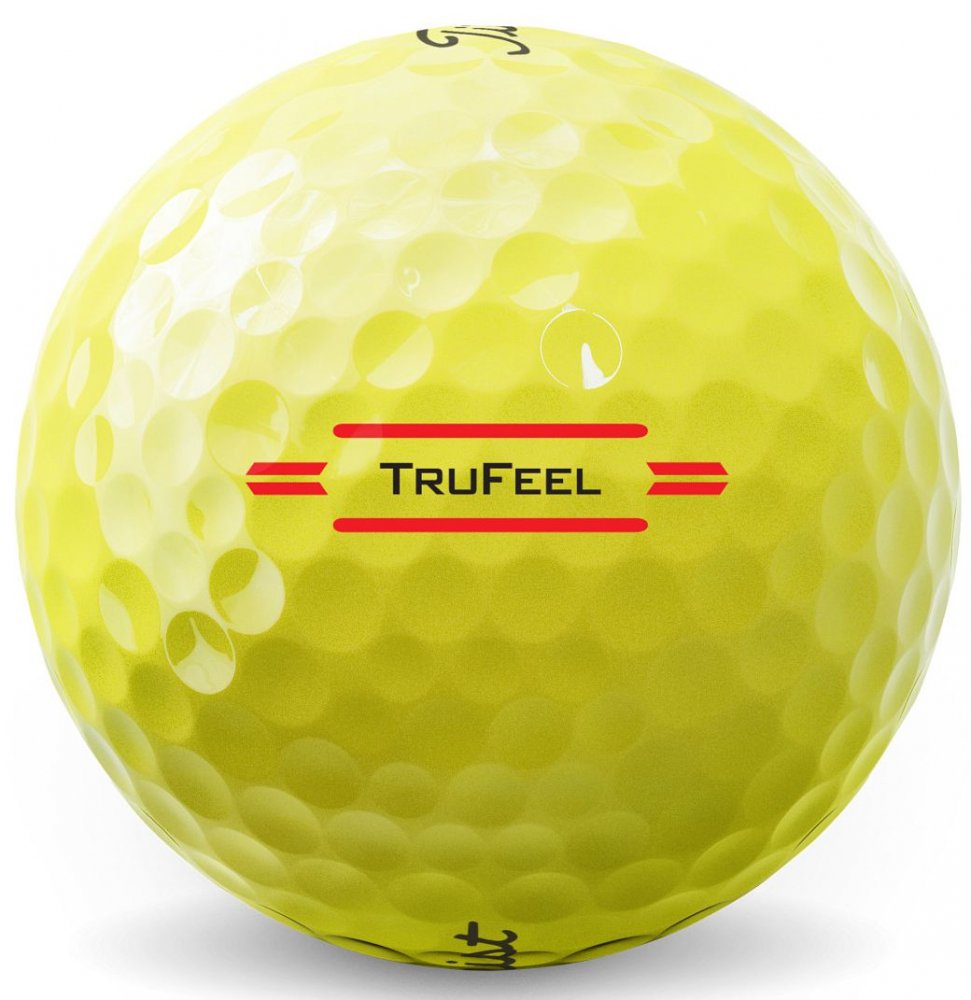 Titleist TruFeel, žluté golfové míčky