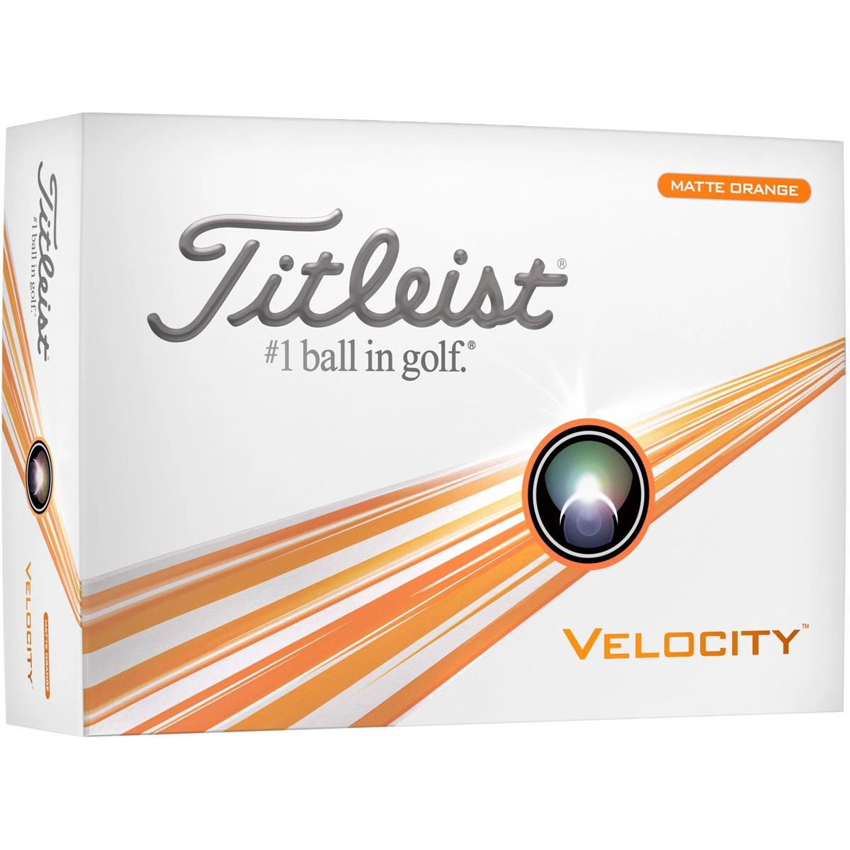 Titleist Velocity 2024, oranžové golfové míčky