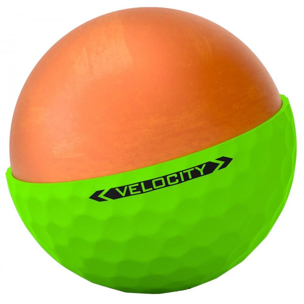 Titleist Velocity 2024, zelené golfové míčky