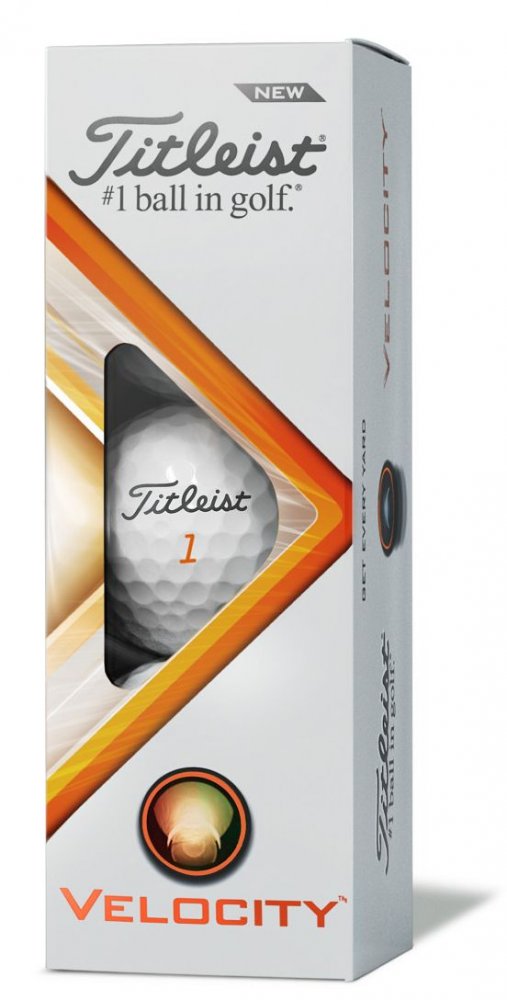 Titleist Velocity, bílé golfové míčky