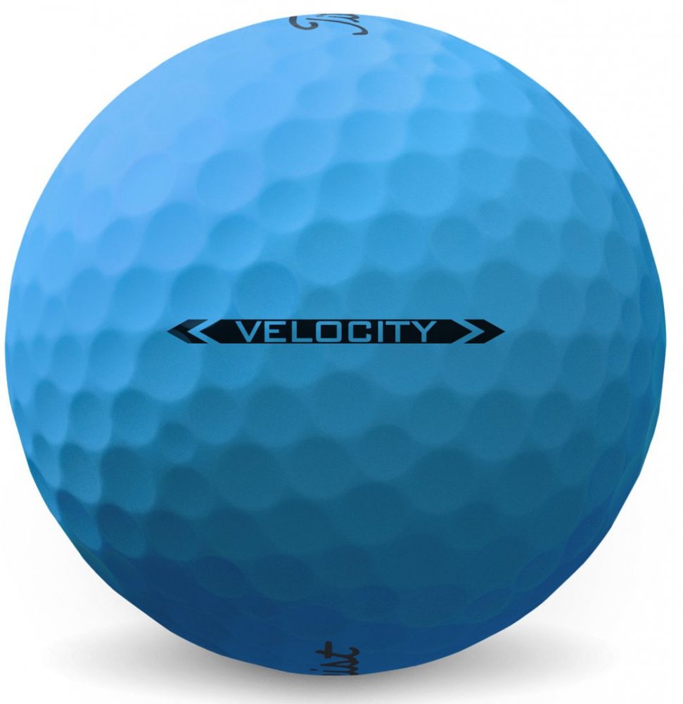 Titleist Velocity, modré golfové míčky