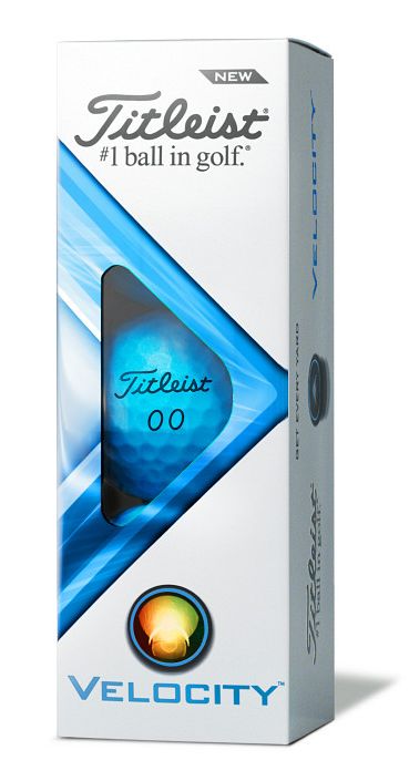 Titleist Velocity, modré golfové míčky