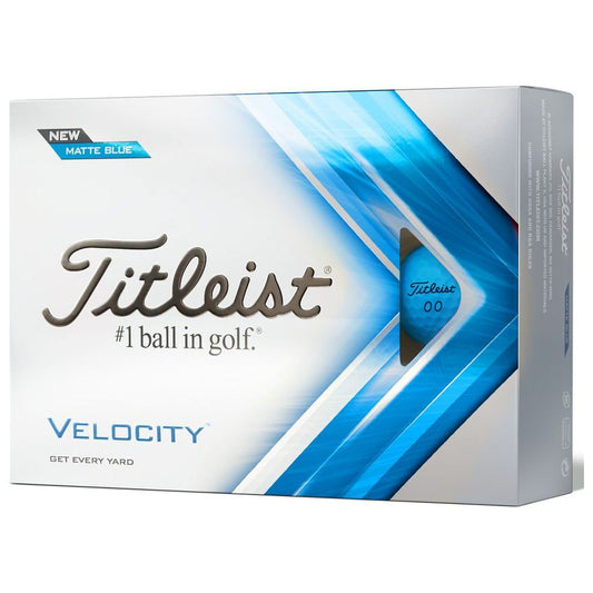 Titleist Velocity, modré golfové míčky