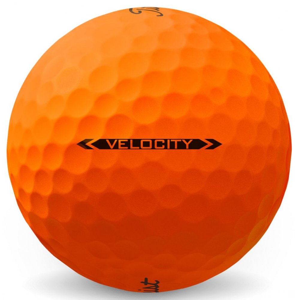 Titleist Velocity, oranžové golfové míčky