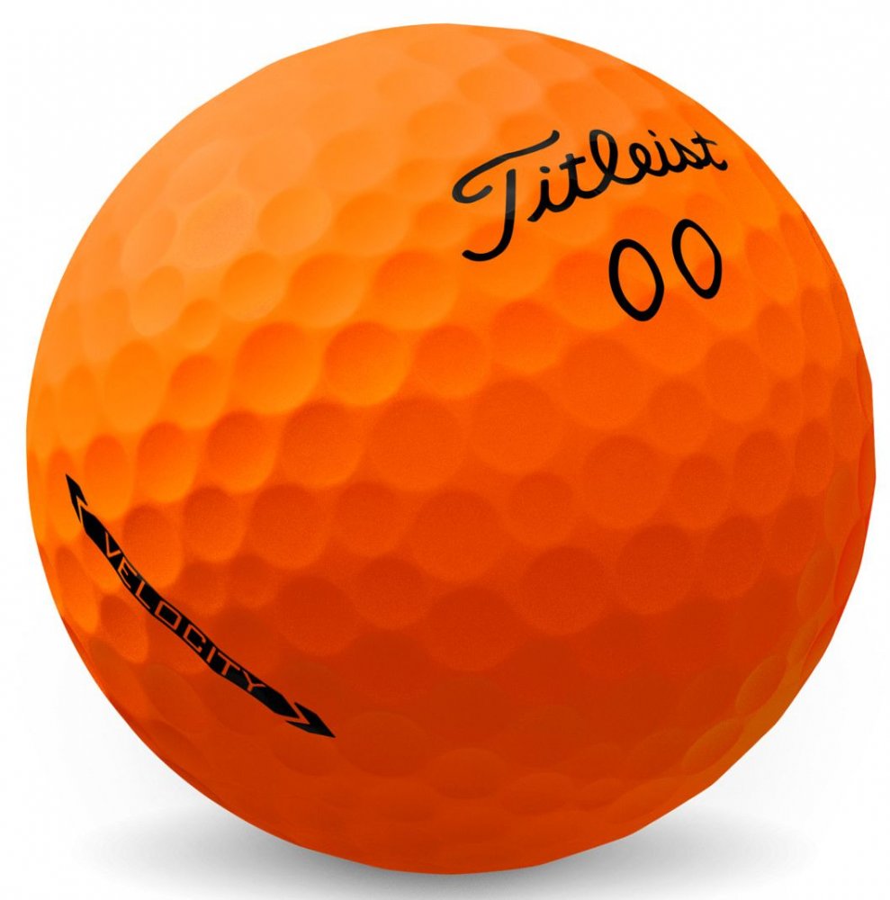 Titleist Velocity, oranžové golfové míčky