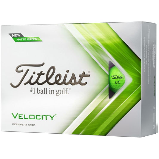 Titleist Velocity, zelené golfové míčky