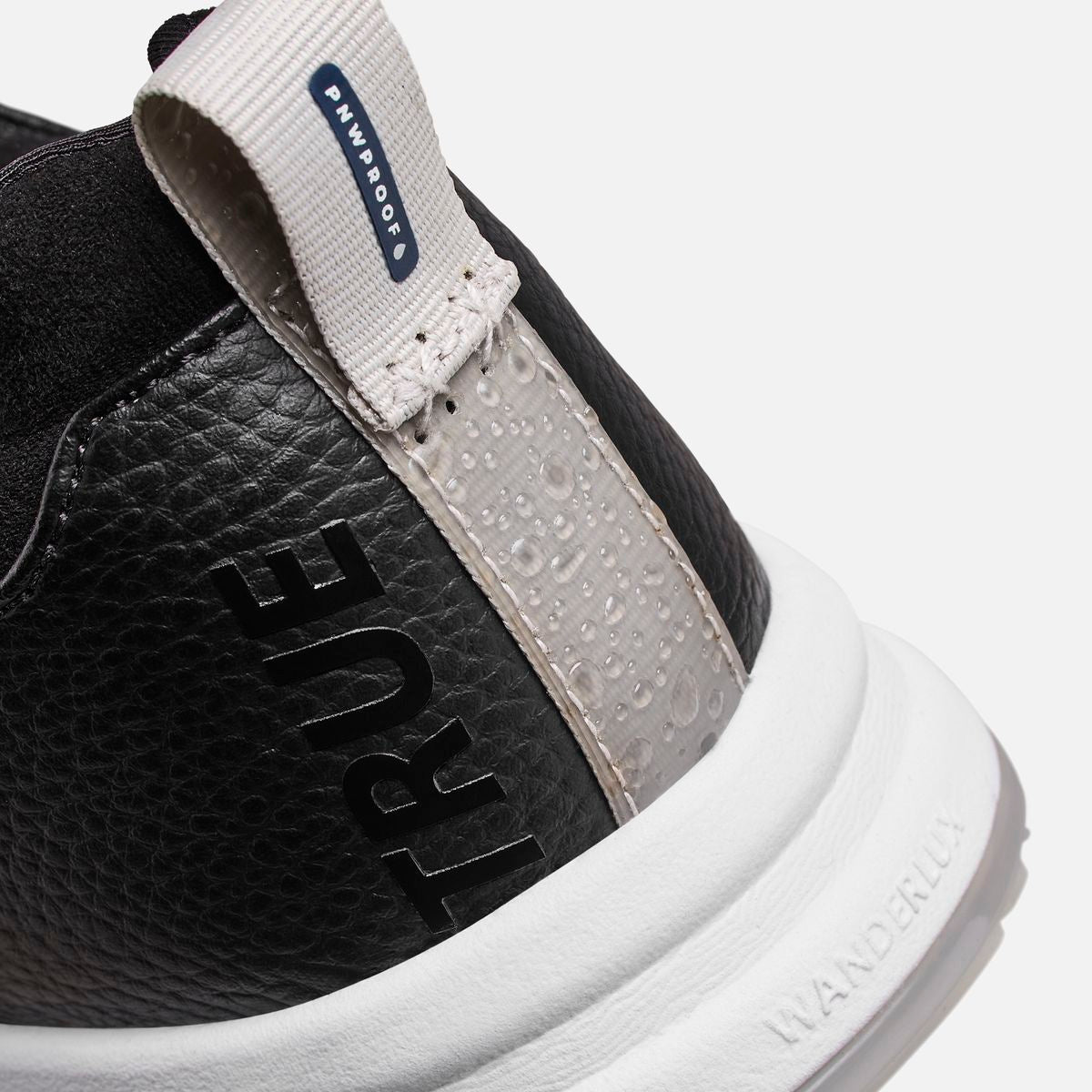 True OG3 Pro, Black, černé barefoot pánské golfové boty