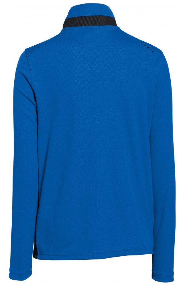 Under Armour Junior Fairway 1/4 Zip, Ultra Blue, Black