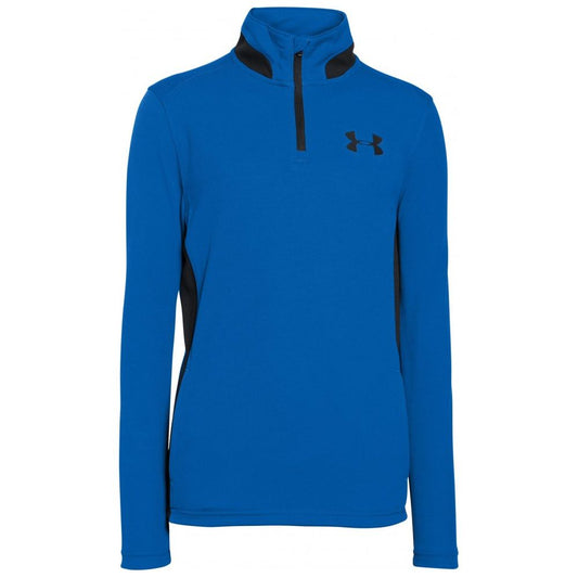 Under Armour Junior Fairway 1/4 Zip, Ultra Blue, Black