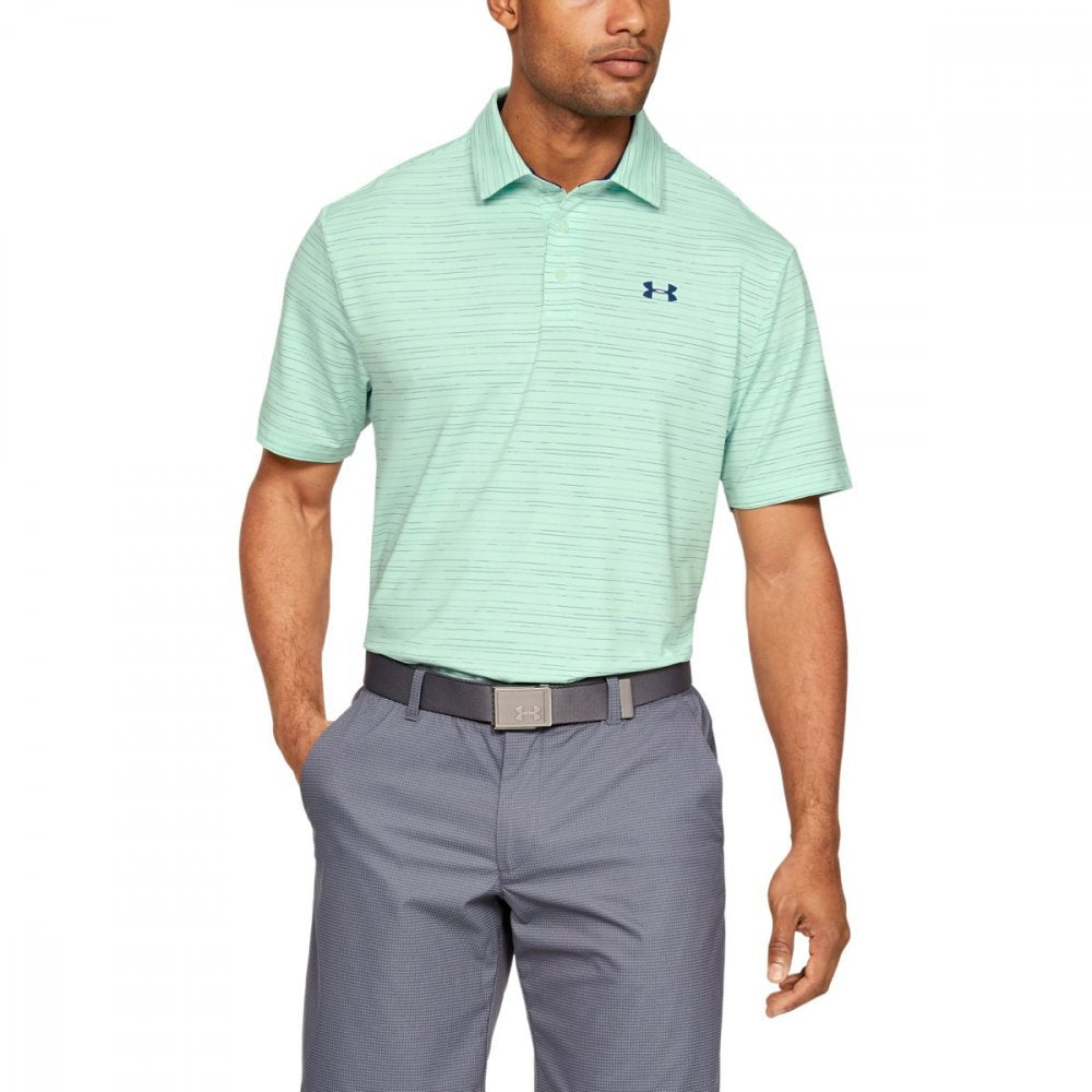 Under Armour Playoff Polo 2 Laser, Aqua Foam, Petrol Blue, Petrol Blue Under Armour