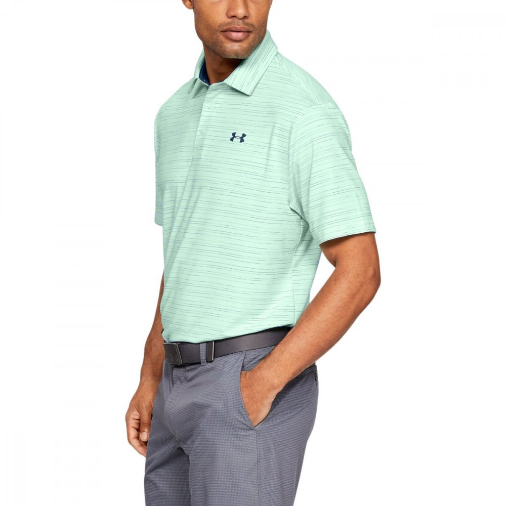 Under Armour Playoff Polo 2 Laser, Aqua Foam, Petrol Blue, Petrol Blue Under Armour