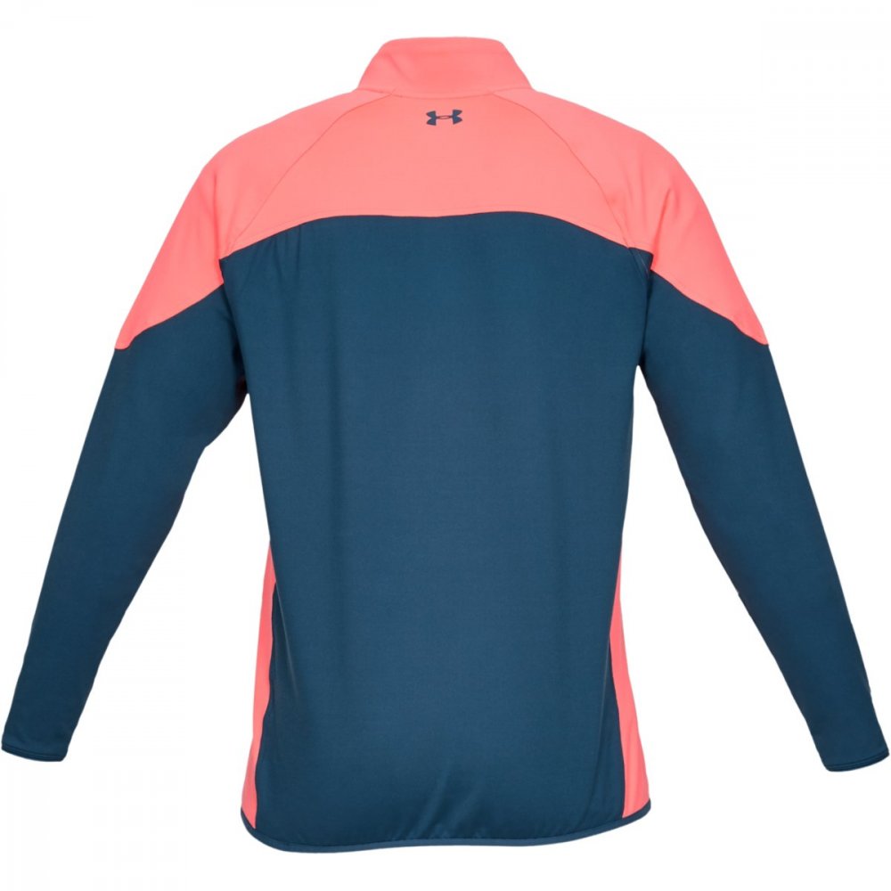 Under Armour Storm Midlayer, Petrol Blue, Blitz Red