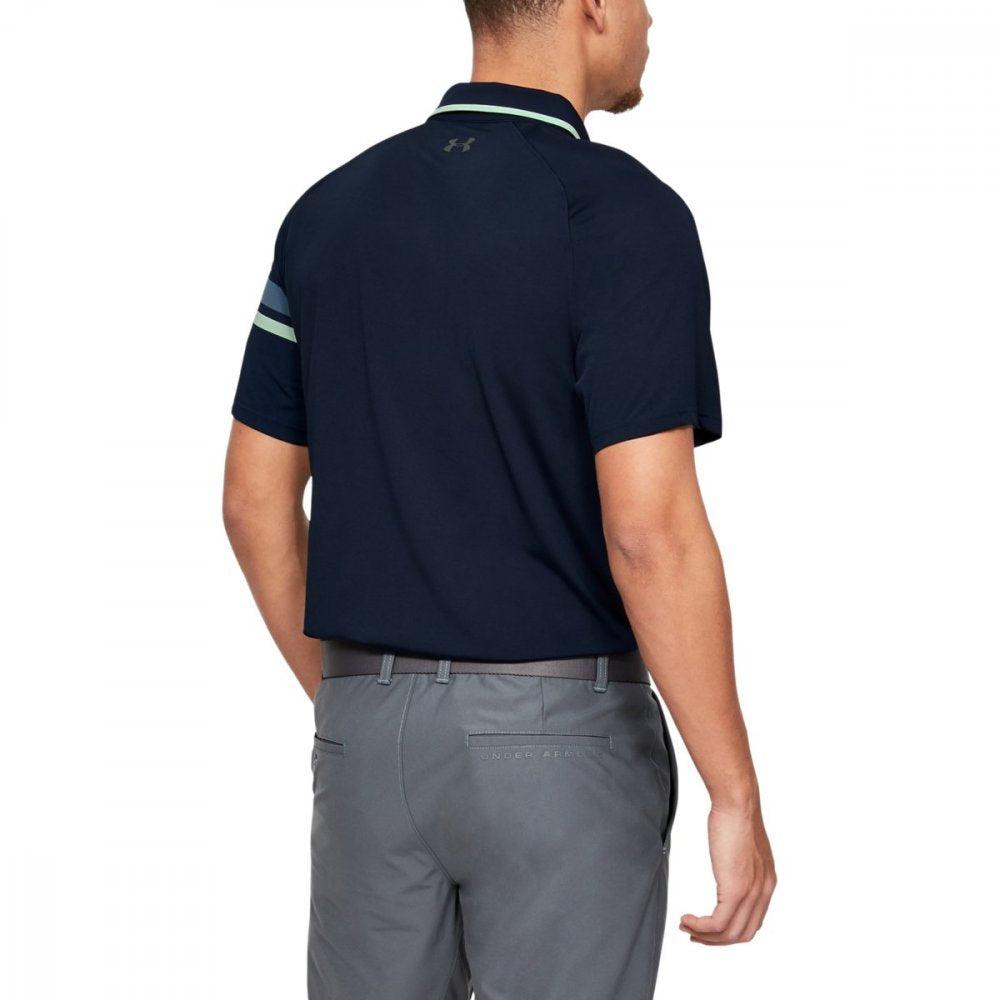 Under Armour Tour Tips Drive Polo, Academy, Pitch Gray