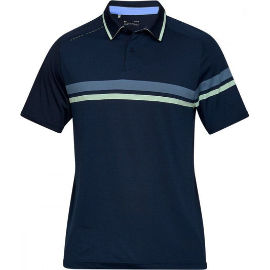 Under Armour Tour Tips Drive Polo, Academy, Pitch Gray