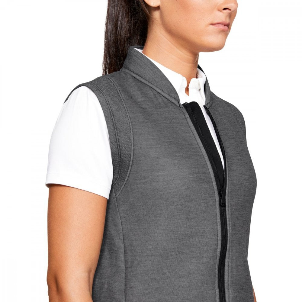 Under Armour Versa Vest, Black, Full Heather
