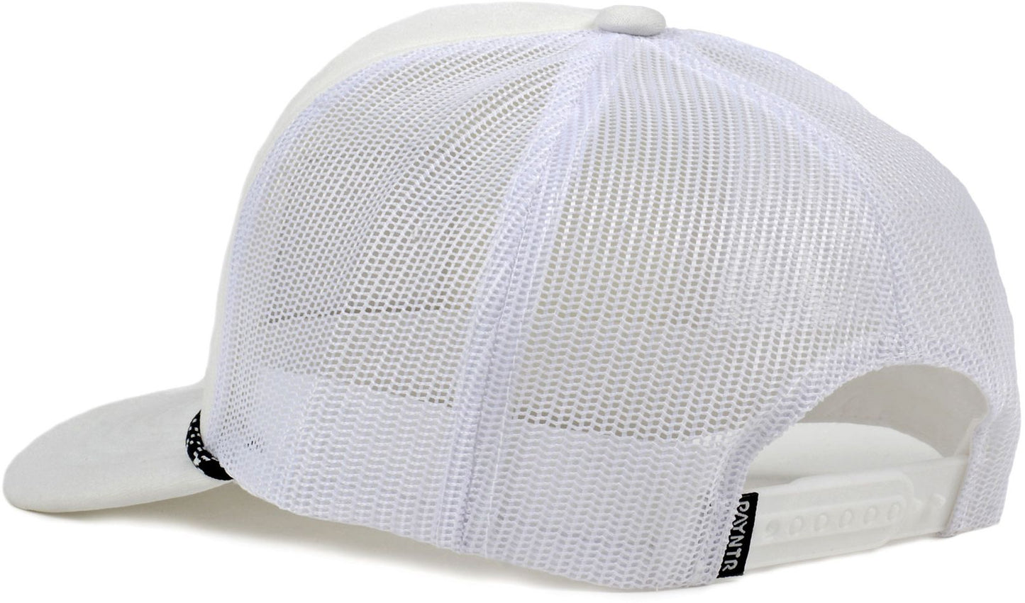 Payntr Rope X Flex Fit, white men's golf cap
