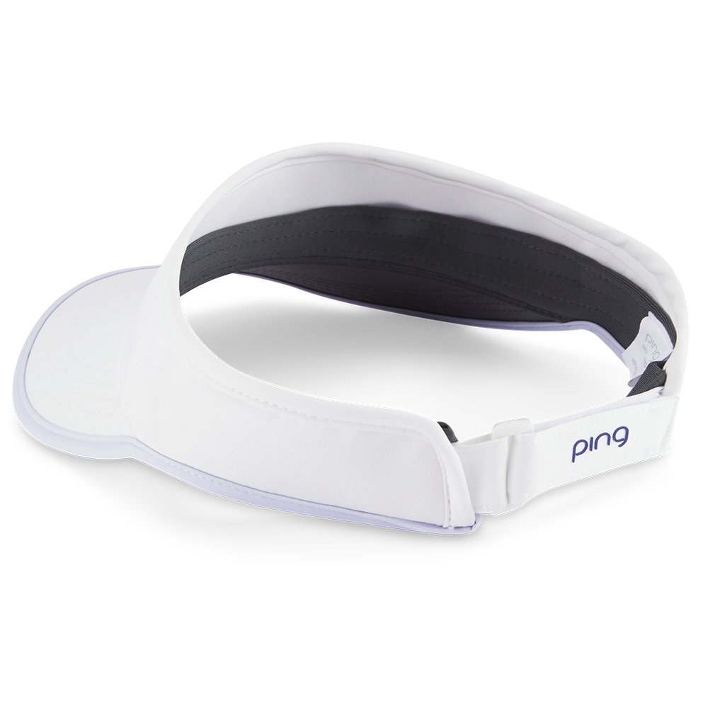Ping Tour Ladies Vented Delta Visor, weißes Damen-Golf-Visier