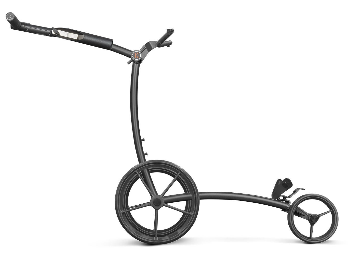 Kiffe K5, Matná černá + Twist handle + držák na deštník