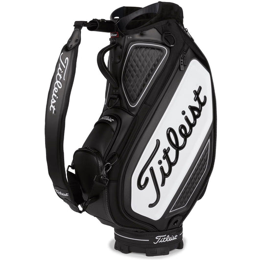 Titleist Tour Staff Bag, Black, White, golfový bag