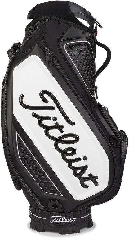 Titleist Tour Staff Bag, Black, White, golfový bag