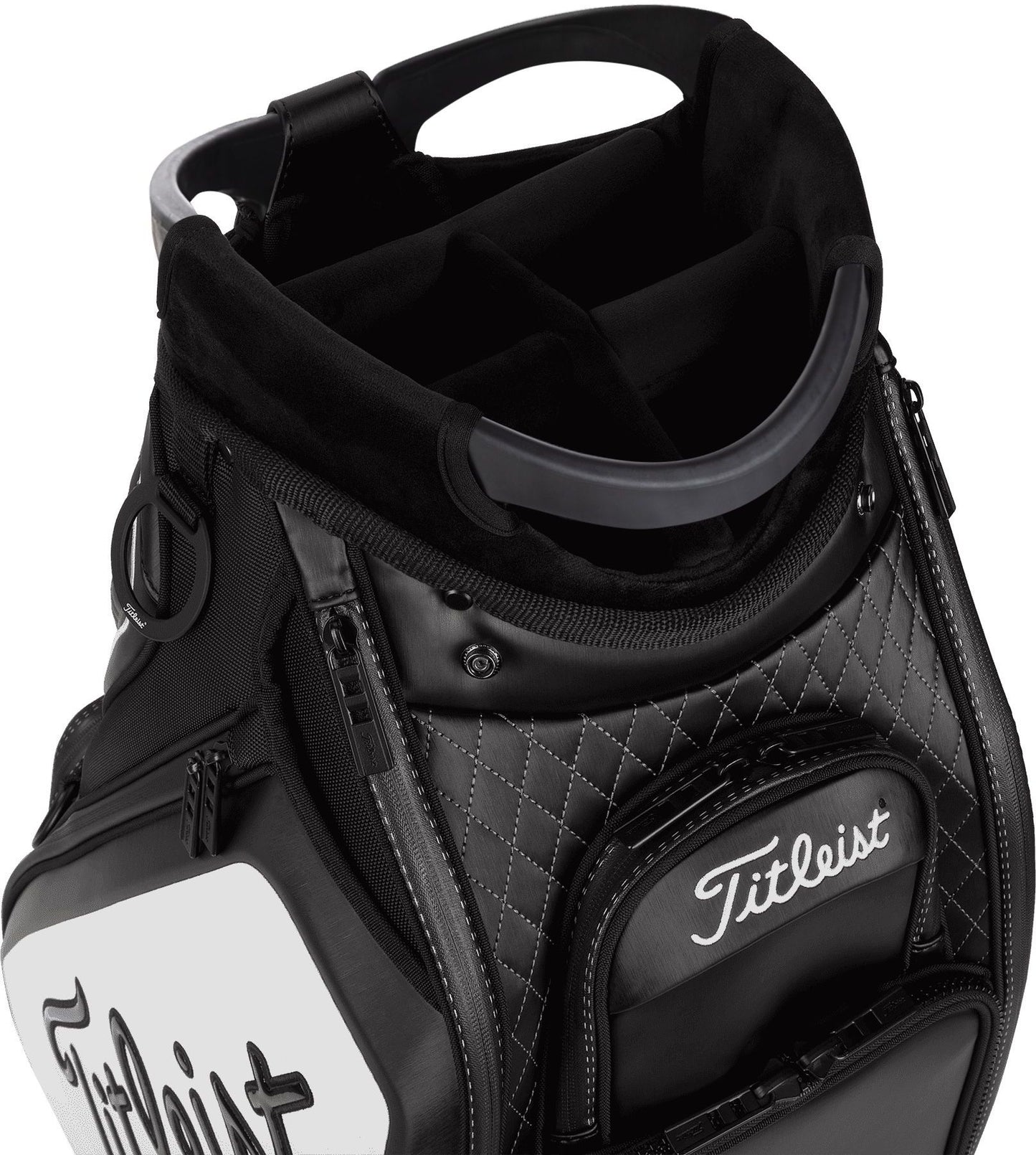Titleist Tour Staff Bag, Black, White, golfový bag