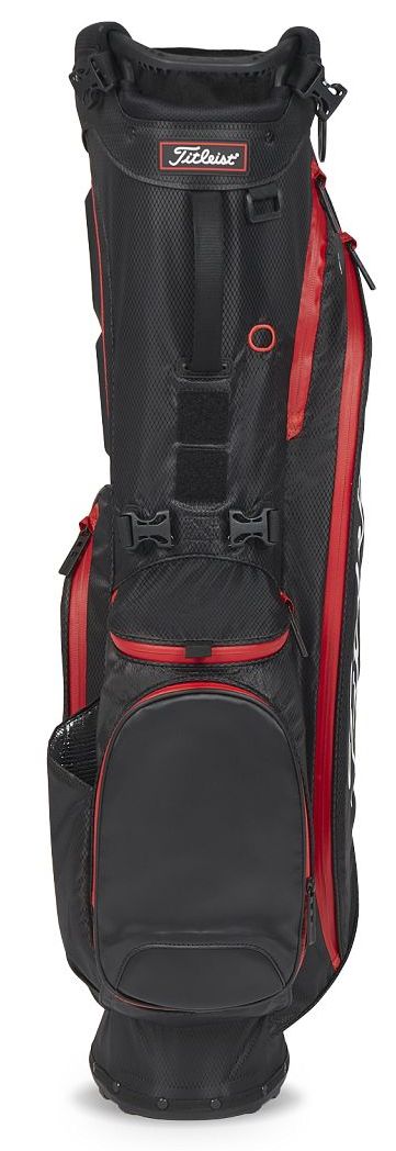 Titleist Players 4 StaDry, Black, Red, waterproof golf carry bag