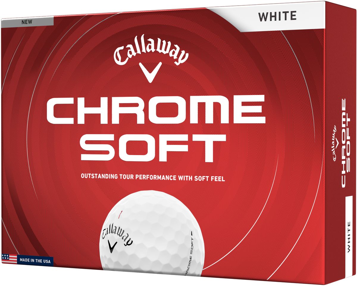 Callaway Chrome Soft 26, bilé golfové míčky