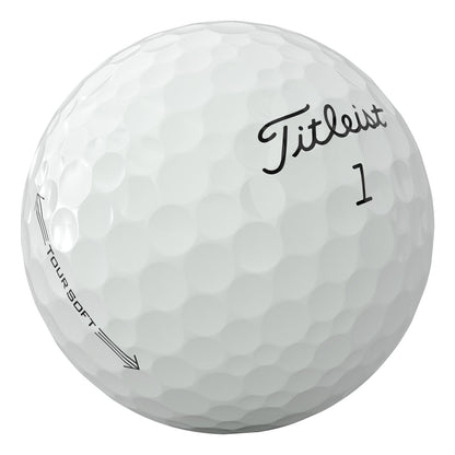 Titleist Tour Soft 2026, bílé golfové míčky