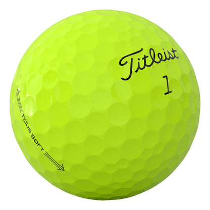 Titleist Tour Soft 2026, gelbe Golfbälle