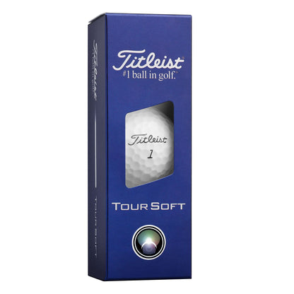 Titleist Tour Soft 2026, bílé golfové míčky
