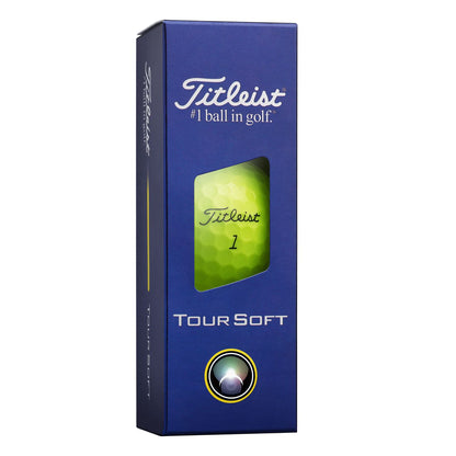 Titleist Tour Soft 2026, gelbe Golfbälle