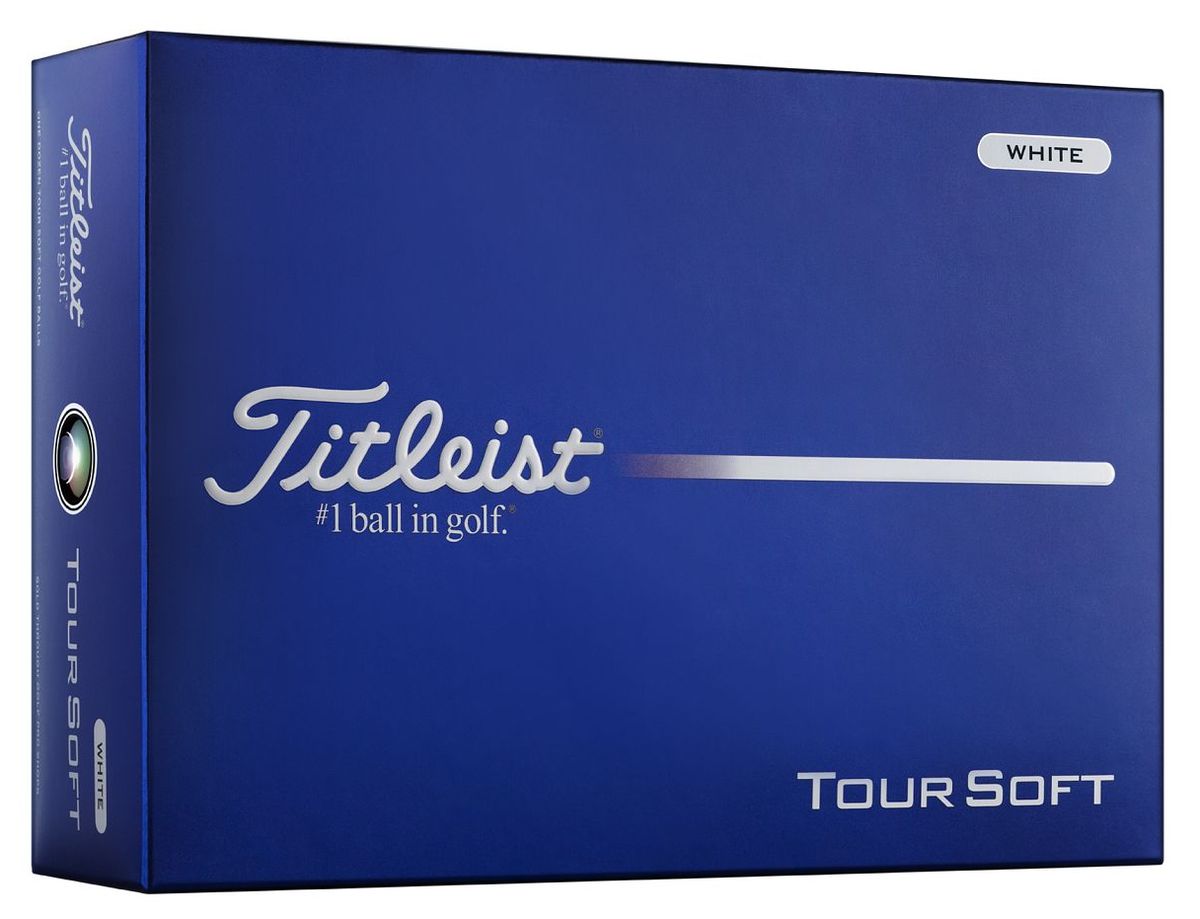 Titleist Tour Soft 2026, bílé golfové míčky