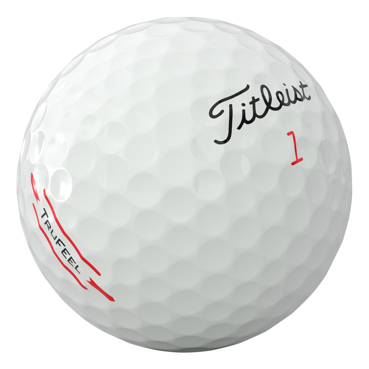 Titleist TruFeel 2026, bílé golfové míčky
