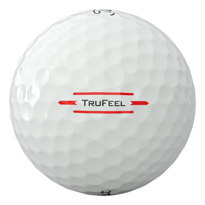 Titleist TruFeel 2026, bílé golfové míčky