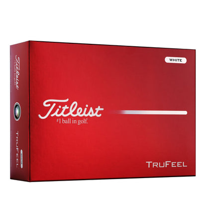 Titleist TruFeel 2026, bílé golfové míčky
