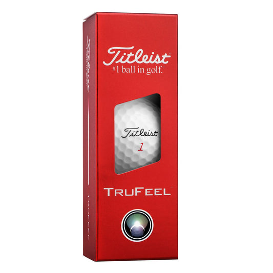 Titleist TruFeel 2026, bílé golfové míčky