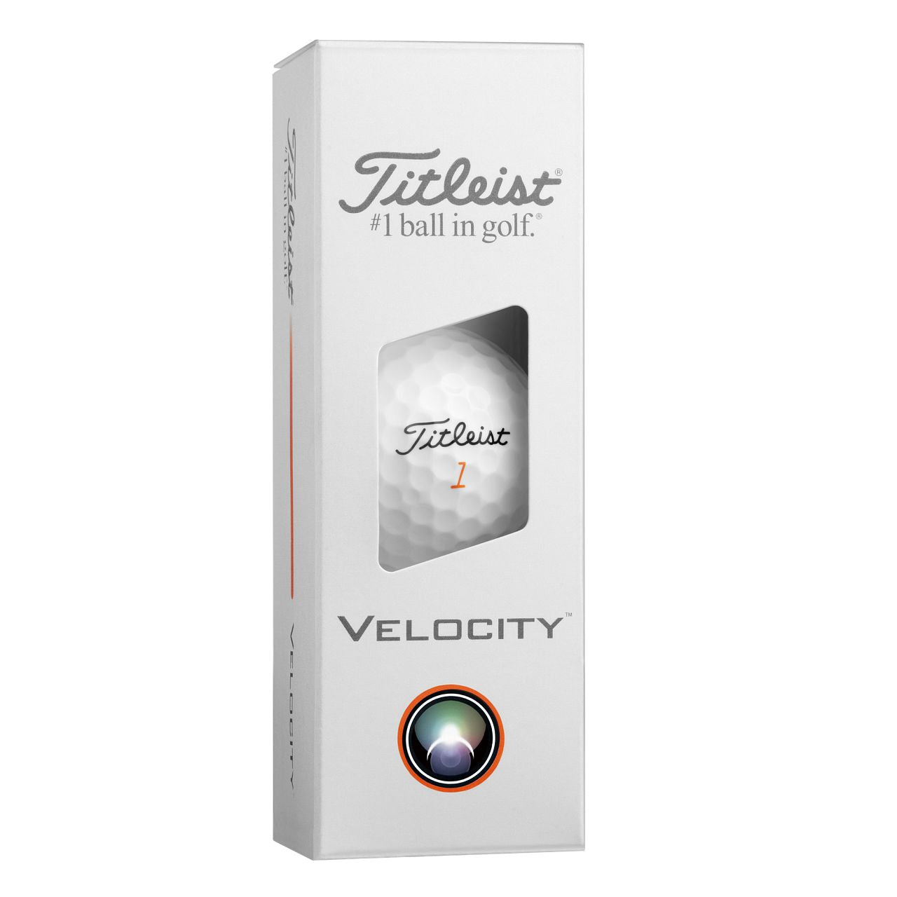 Titleist Velocity 2026, bílé golfové míčky