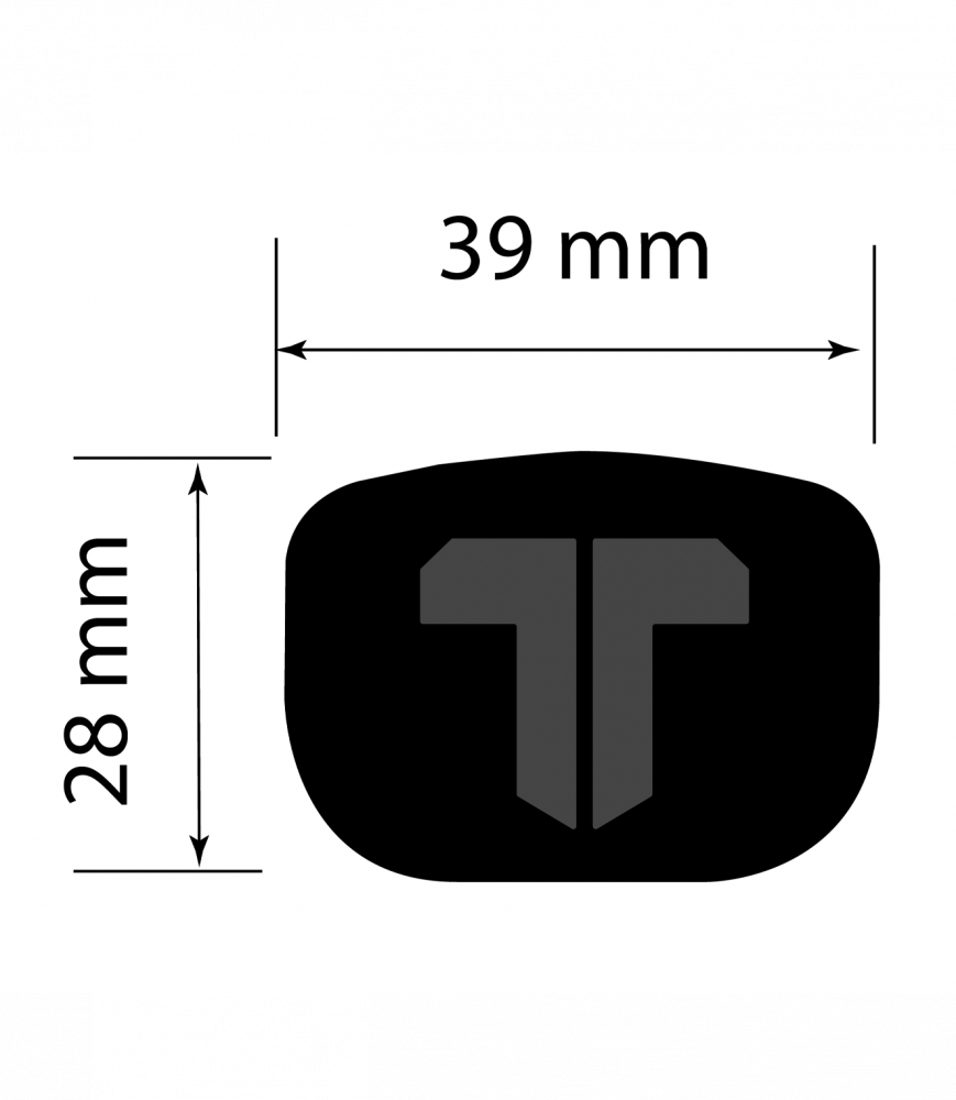 2Thumb OG Lite 39, černý grip na patr