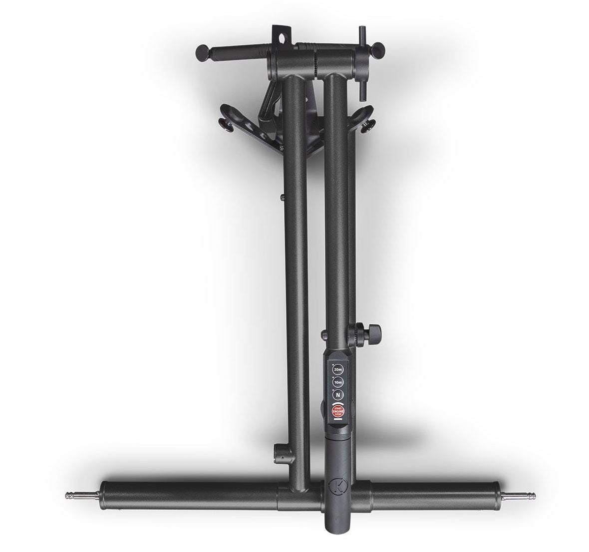 Kiffe K5, Matná černá + Twist handle + držák na deštník