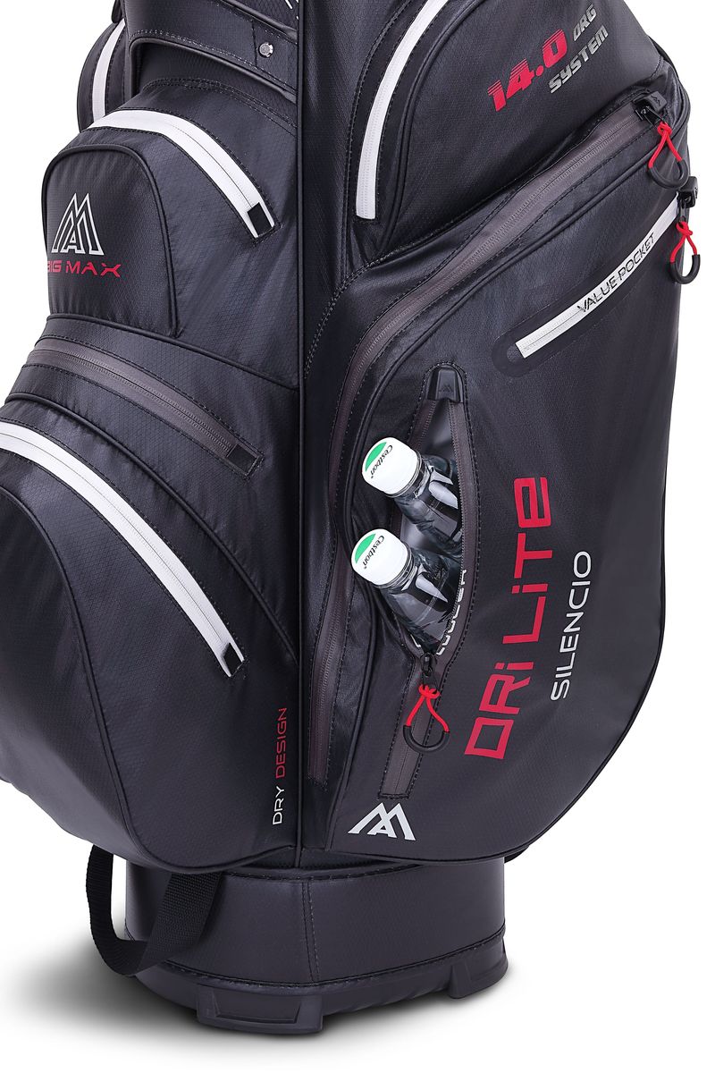 BigMax Dri Lite Silencio 2, Black, golfový bag na vozík