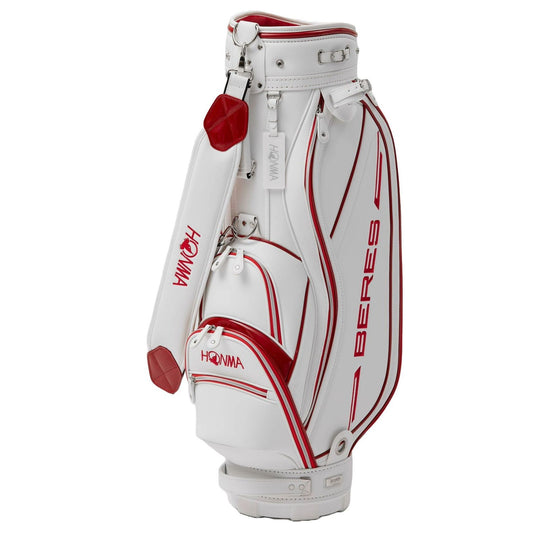 Honma Beres 09, White, Maroon, luxusní golfový bag na vozík