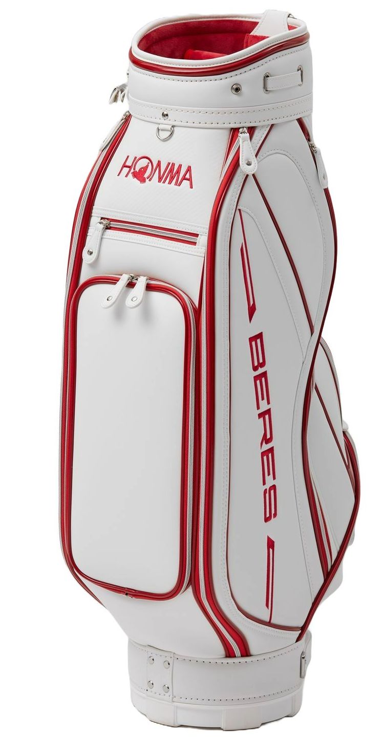 Honma Beres 09, White, Maroon, luxusní golfový bag na vozík