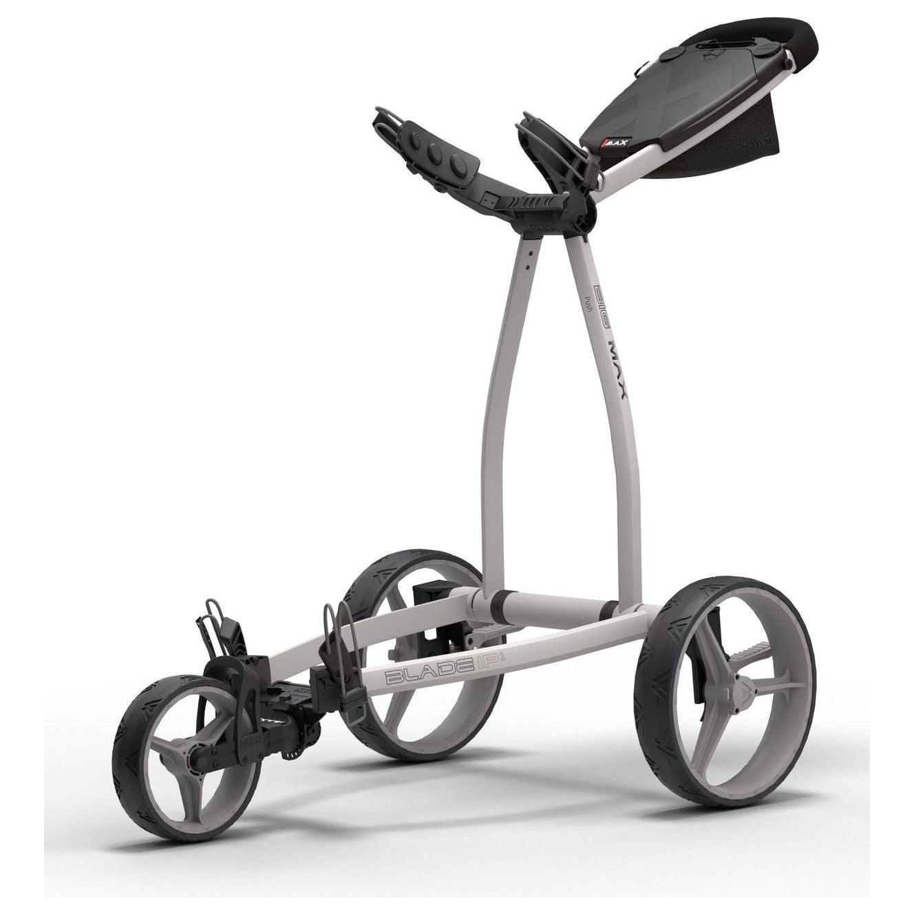 BigMax Blade IP2, Grey, Charcoal, manuální golfový vozík