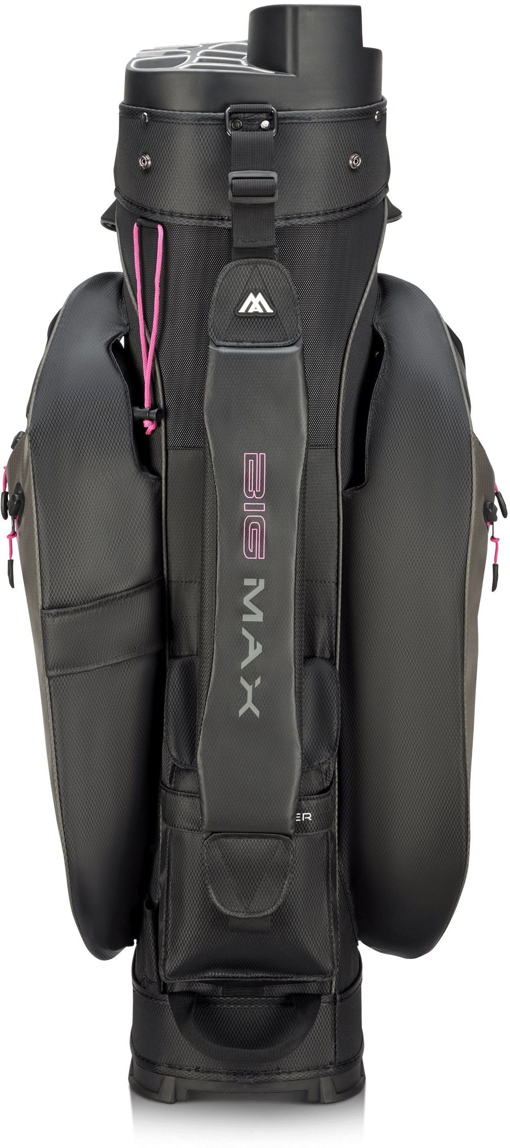 BigMax Dri Lite Silencio 3, Charcoal, Black, Fuchsia, tichý golfový bag na vozík