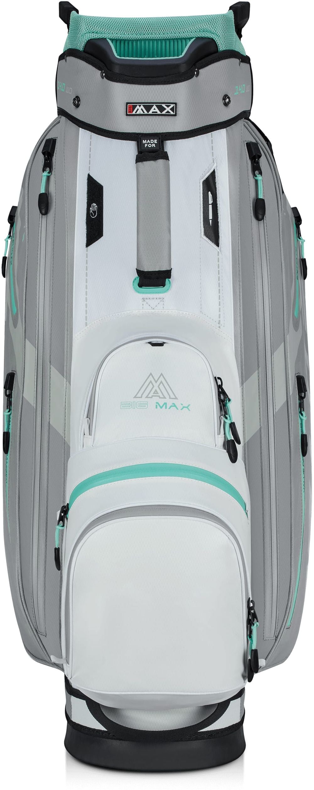 BigMax Dri Lite Sport 3, Grey, White, Mint, golfový bag na vozík
